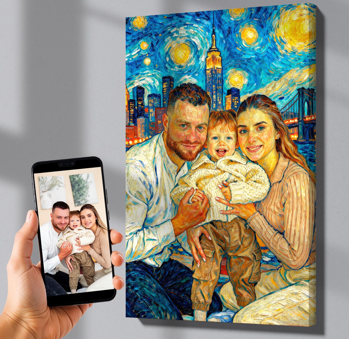 Turn your photo into a Van Gogh painting - NYC version
