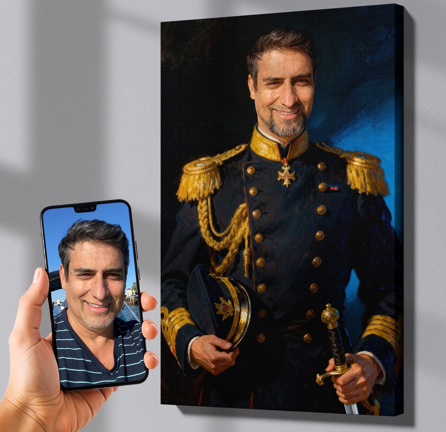 Turn your photo into a Navy Admiral
