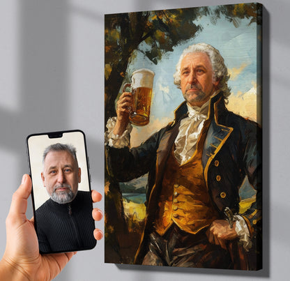 Turn your photo into a colonial brewer