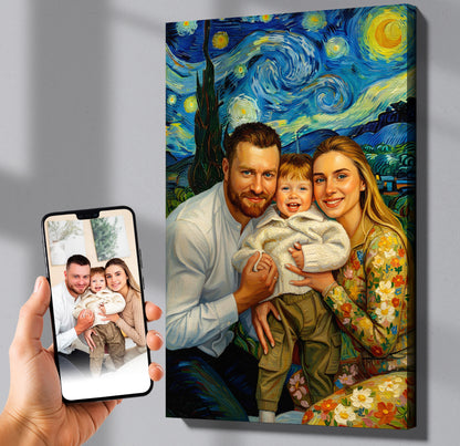 Turn your photo into a Van Gogh painting